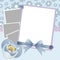 Cute template for baby\'s card