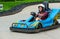 Cute Thai girl is driving Go-kart