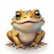 Cute Toad Cartoon. Generative AI