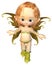 Cute Toon Auburn Hair Fairy