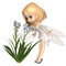 Cute Toon Forget-Me-Not Fairy