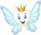 Cute tooth fairy flying