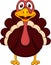 Cute turkey cartoon