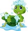 Cute turtle cartoon