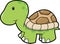 Cute Turtle Vector Illustration