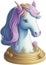 Cute unicorn stickers, adorable, lovely, cute, and quirky, fantasy art, watercolor effect, AI-generated.