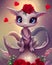 Cute Valentine Love Dragon