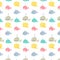 Cute vector of aquarium animals pattern cartoon design vector