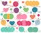 Cute Vector Collection of Balls of Yarn, Skeins of Yarn or Thread