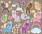 Cute Vector Collection of Unicorns or Horses