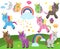 Cute Vector Collection of Unicorns or Horses