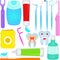 Cute Vector : Dental care (Tooth) Dentist Icons