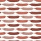 Cute vector sausages cartoon. Seamless repeat pattern illustration