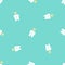 Cute vector seamless dental pattern