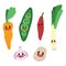 Cute Vegetable Characters