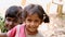 Cute Village Kids Posing In India