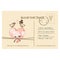 Cute wedding card, invitation with floral heart and birds