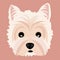 Cute Westie West Highland Terrier Face