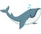 Cute whale cartoon