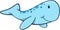 Cute Whale Vector Illustration