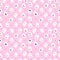 Cute white dolls seamless pattern background