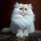 Cute White Persian Cat Kitten