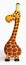 Cute wooden Giraffe - right view