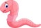 Cute worm cartoon for you design