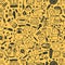 Cute yellow cartoon seamless pattern