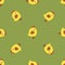 Cute yellow chicks Easter pattern