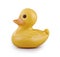 Cute yellow chocolate duck