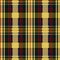 Cute yellow plaid vector seamless pattern. Checkered scottish flannel print for celtic home decor. For highland tweed