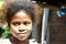 Cute young black African girl - poor child