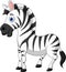 Cute zebra cartoon