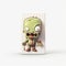 Cute Zombie Character Figurine - Tactile Canvases Style