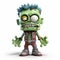 Cute Zombie Tekno Superhero: Cartoon-like Characters In Uhd Image