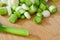 Cuted green onions