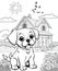 The Cutest Dog Coloring Pages for dog lovers