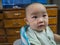 Cutie and handsome asian boy baby or infant