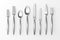 Cutlery Set of Silver Forks Spoons and Knifes