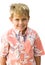 Cutout of Little boy wearing summer clothing