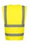 Cutout of Rear of Yellow Safety Vest