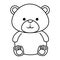 cutte little bear teddy icon