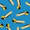 Cutter knife (office paper knife) seamless pattern