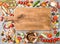 Cutting board fresh vegetables Organic eating Vegetarian food