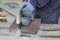 Cutting Pavings Stones