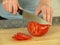 Cutting tomato