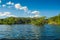 Cuyabeno river, rainforest, terrain of Siona indigenous people. Transport by the river by motorboats, great place to