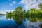 Cuyabeno river, rainforest, terrain of Siona indigenous people. Transport by the river by motorboats, great place to