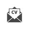 CV icon, CV resume icon